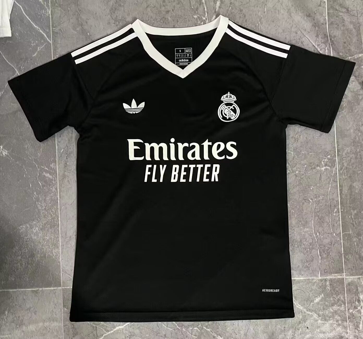 AAA Quality Real Madrid 24/25 GK Black/White Soccer Jerseys